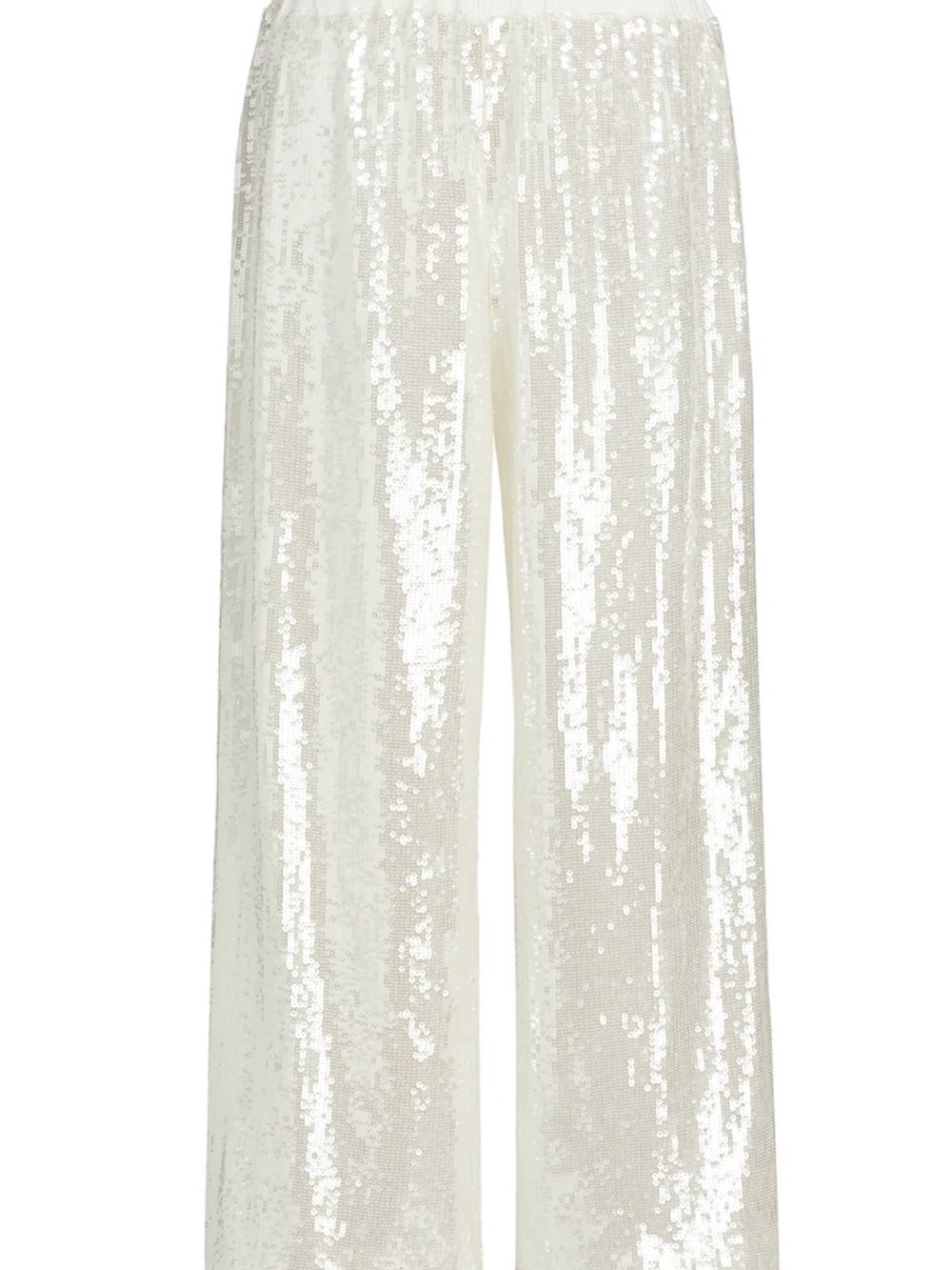 Milly white sequin wide-leg pants - NWT size 2